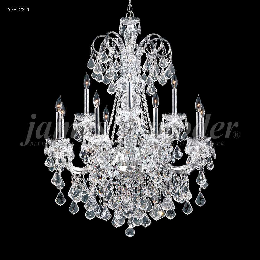 Maria Elena 12 Light Chandelier in Silver James R. Moder Canada