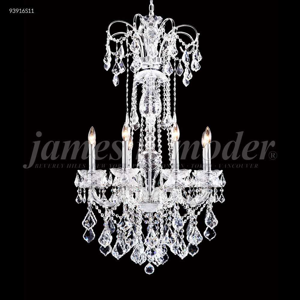 Maria Elena Eight Light Chandelier in Silver James R. Moder Canada