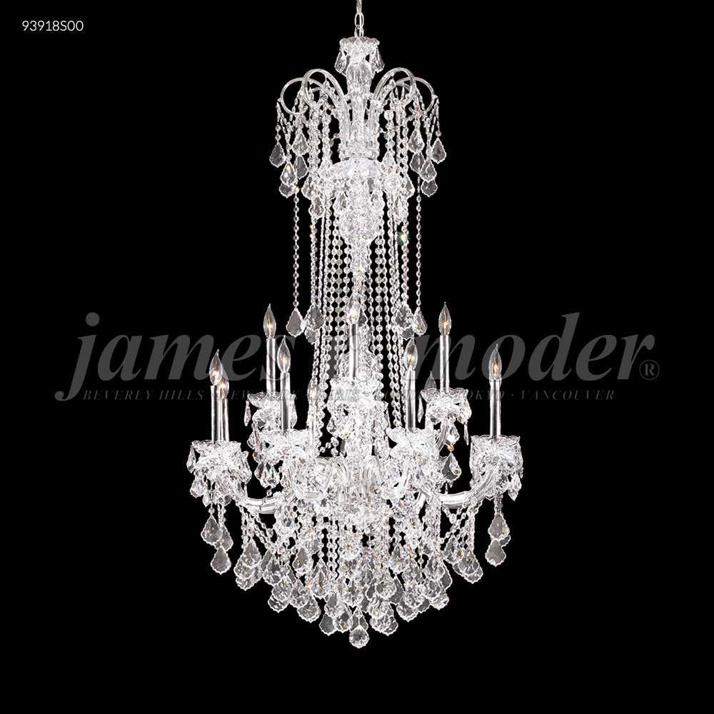 Maria Elena 12 Light Chandelier in Silver James R. Moder Canada