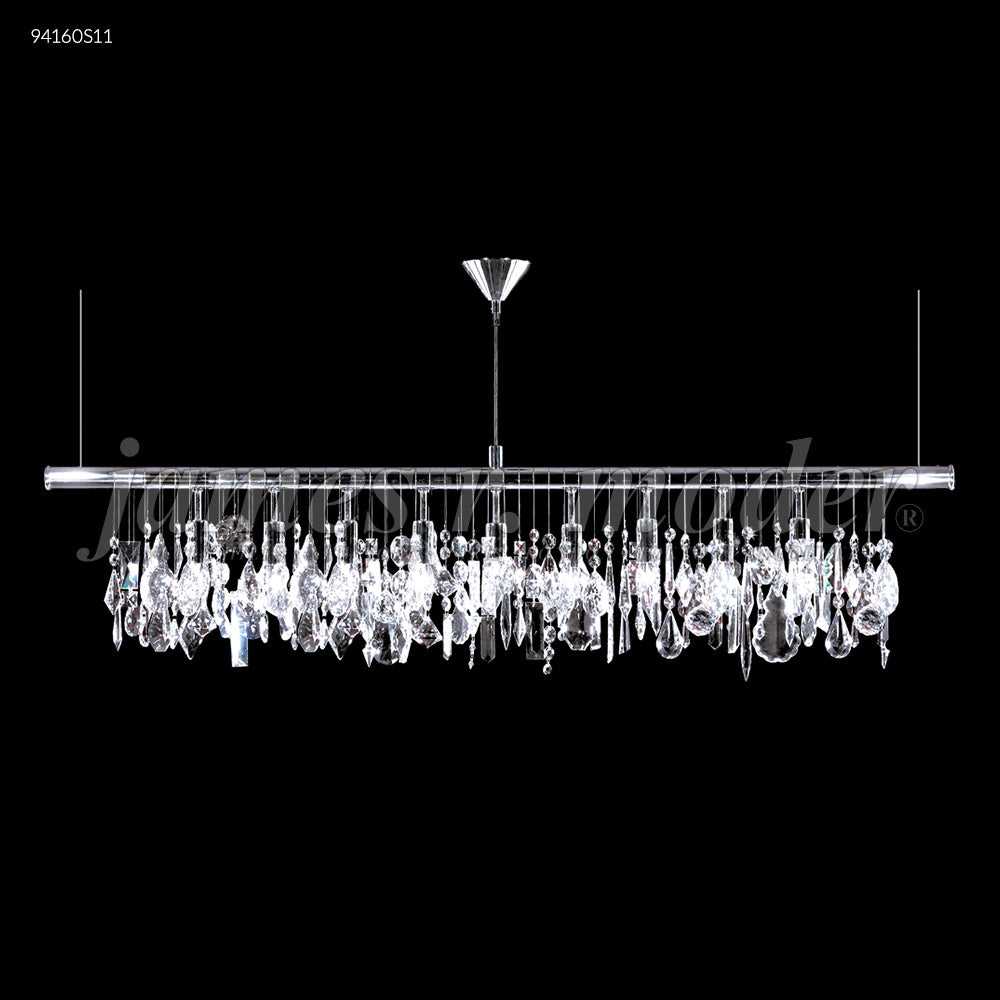 Fashionable Broadway Nine Light Bar in Silver James R. Moder Canada