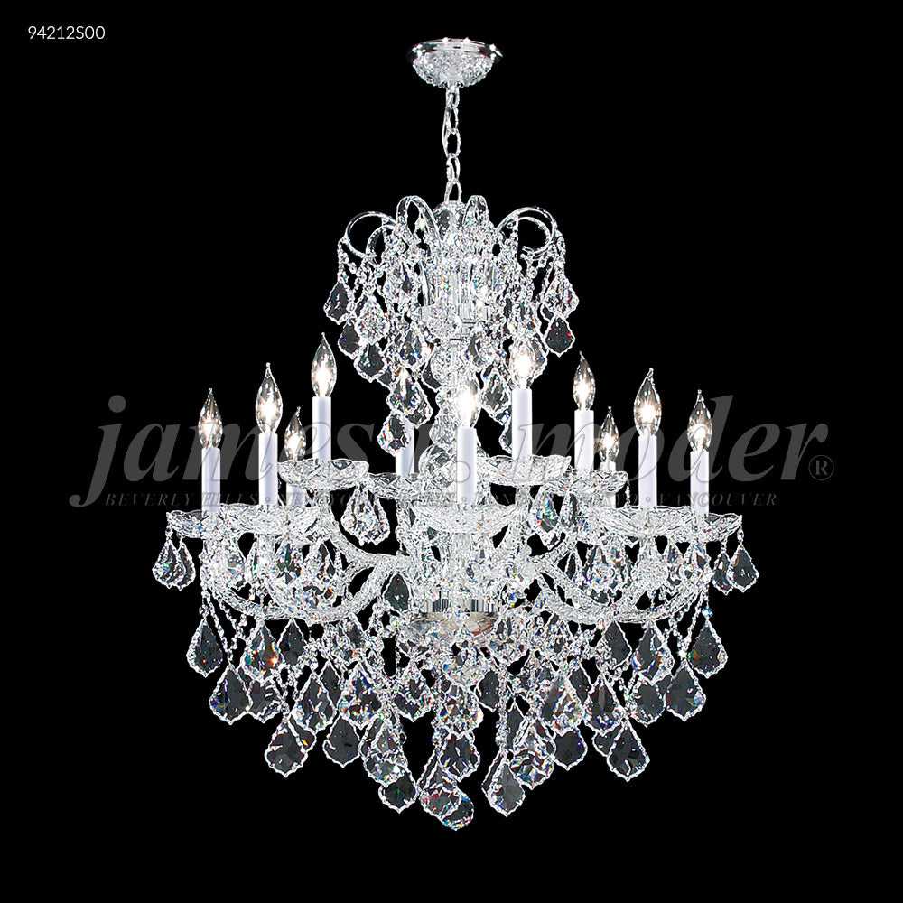 Vienna 12 Light Chandelier in Silver James R. Moder Canada
