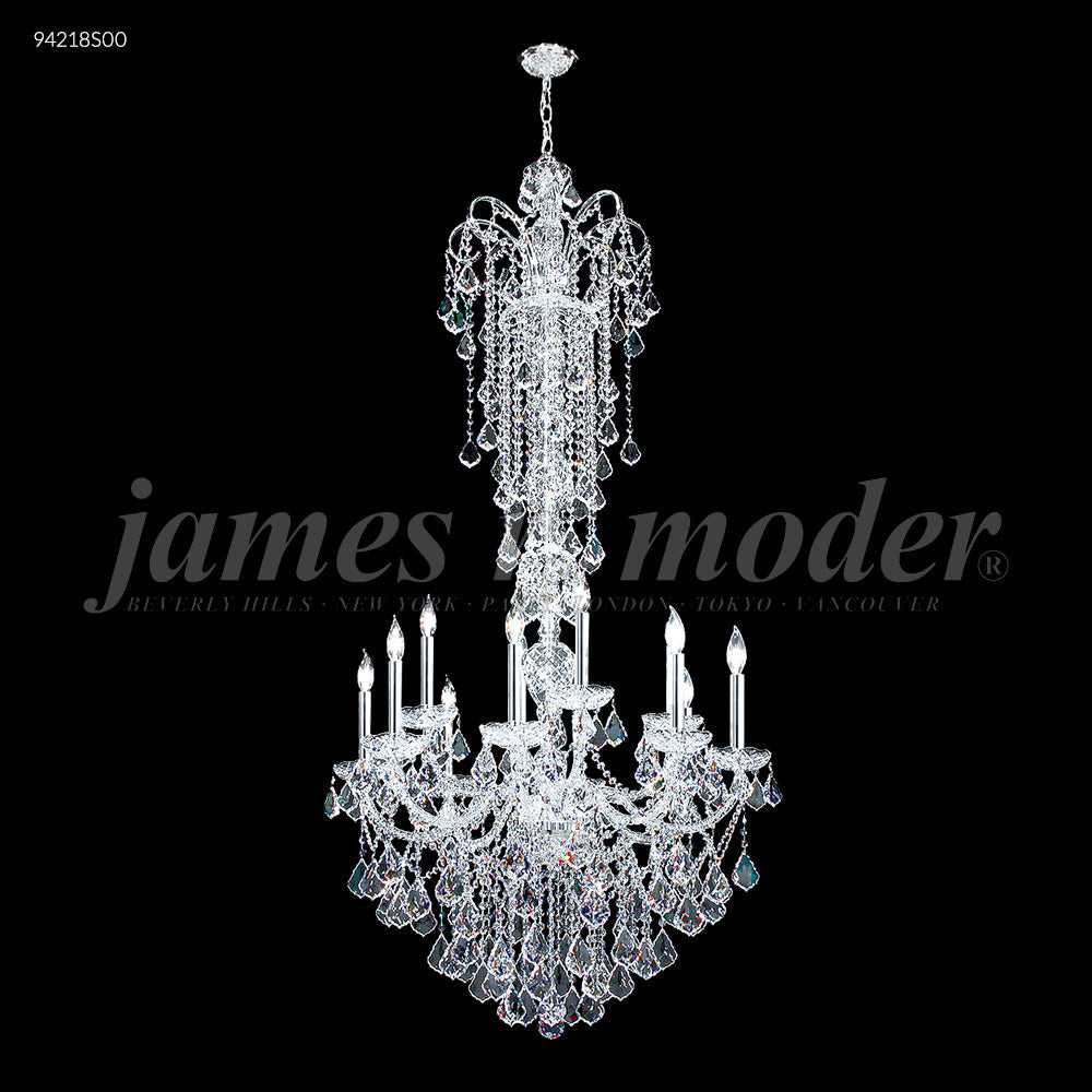 Vienna 12 Light Chandelier in Silver James R. Moder Canada