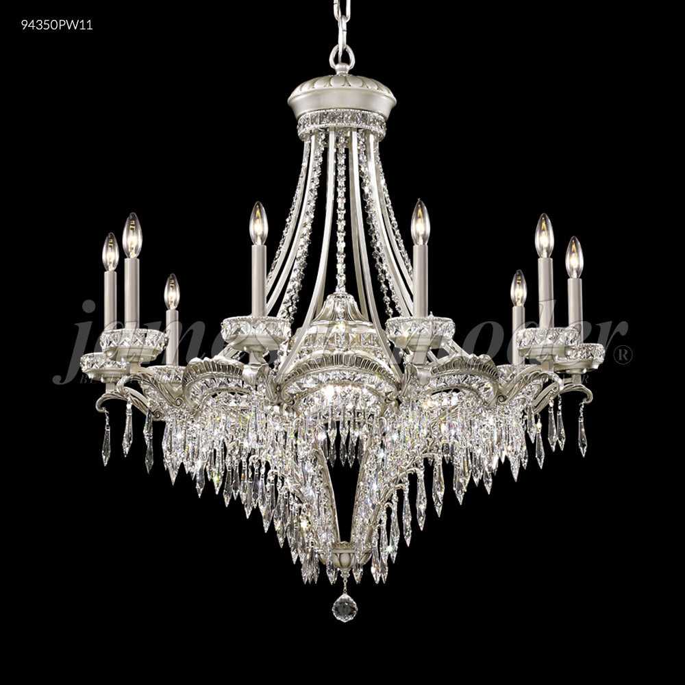 Dynasty Cast Brass 13 Light Chandelier in Pewter James R. Moder Canada