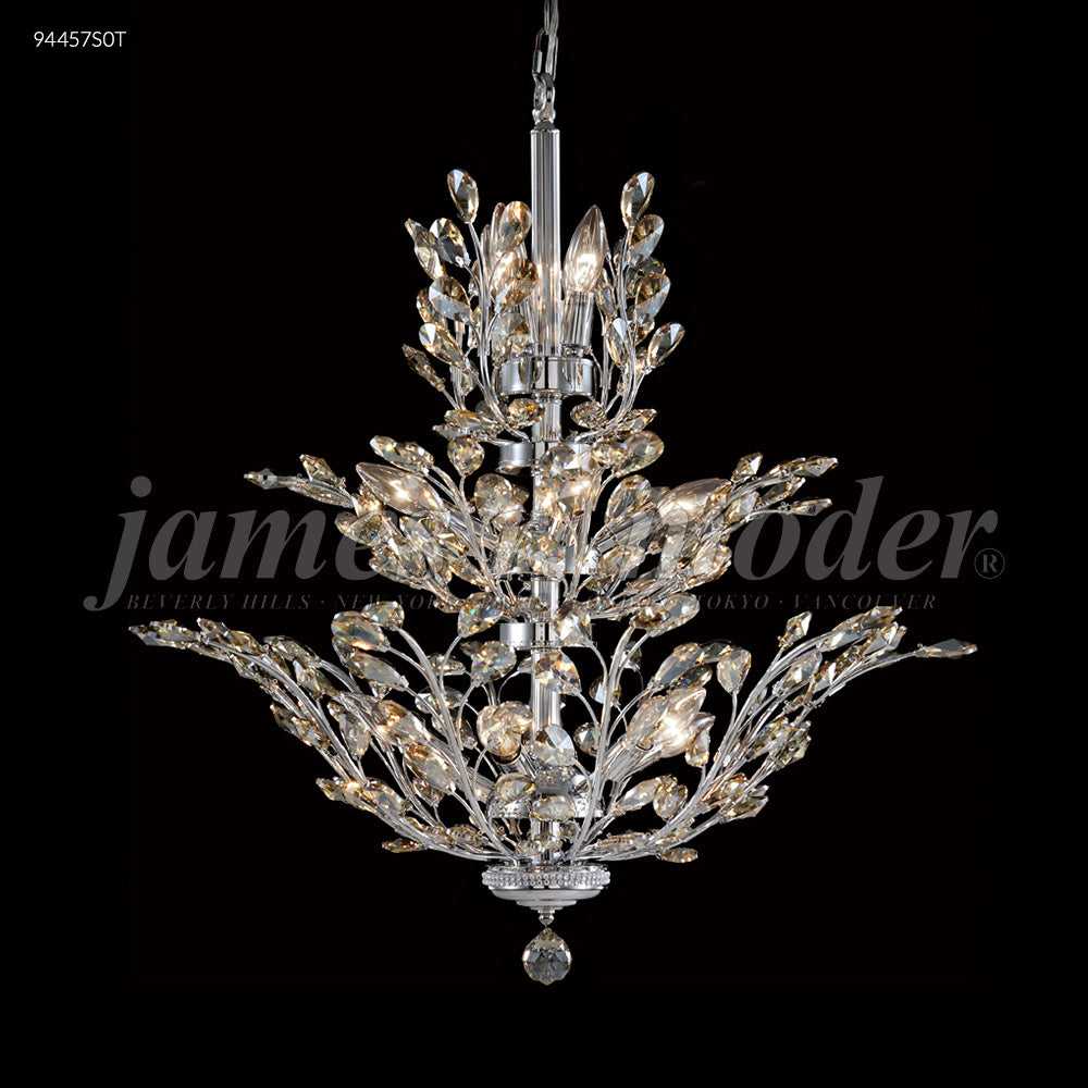 Florale 13 Light Chandelier in Silver James R. Moder Canada