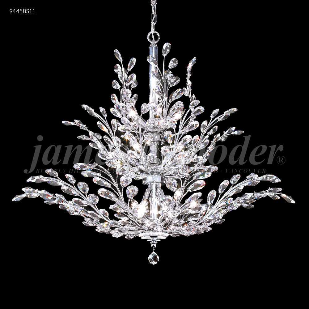 Florale 18 Light Chandelier in Silver James R. Moder Canada