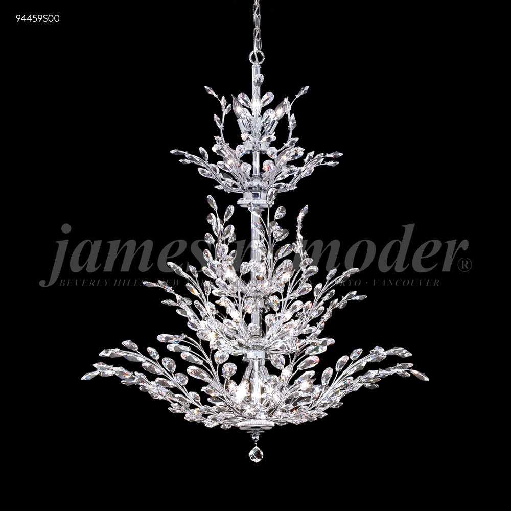 Florale 26 Light Chandelier in Silver James R. Moder Canada