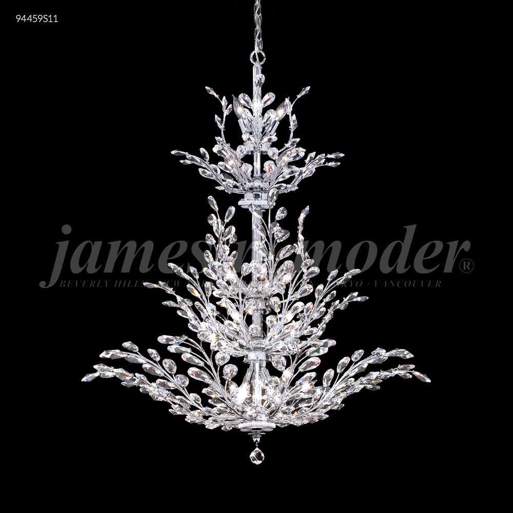 Florale 26 Light Chandelier in Silver James R. Moder Canada