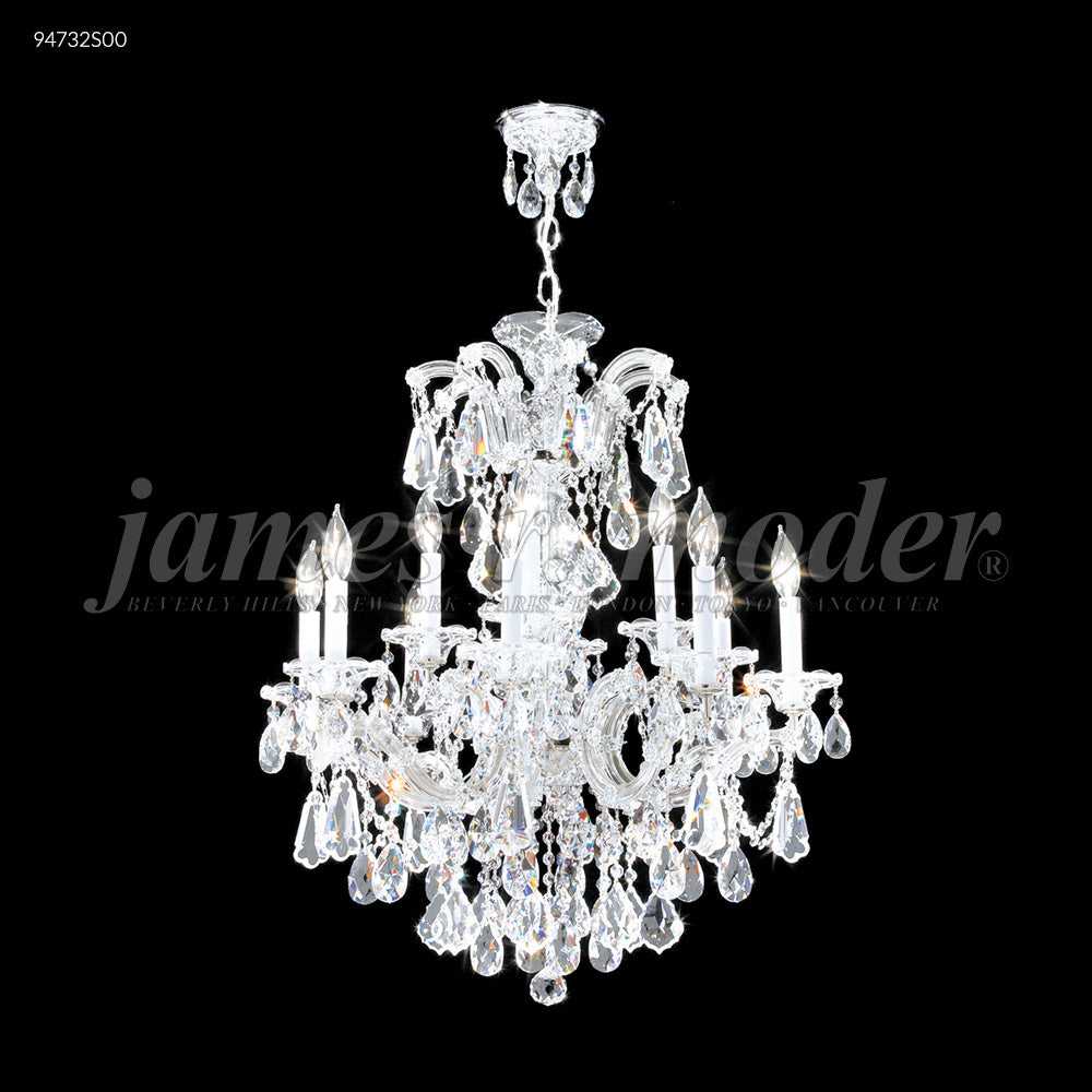 Maria Theresa Royal 12 Light Chandelier in Silver James R. Moder Canada