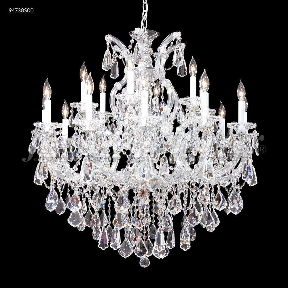 Maria Theresa Royal 19 Light Chandelier in Silver James R. Moder Canada