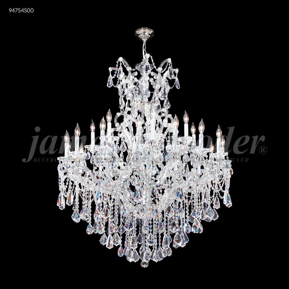 Maria Theresa Royal 25 Light Chandelier in Silver James R. Moder Canada