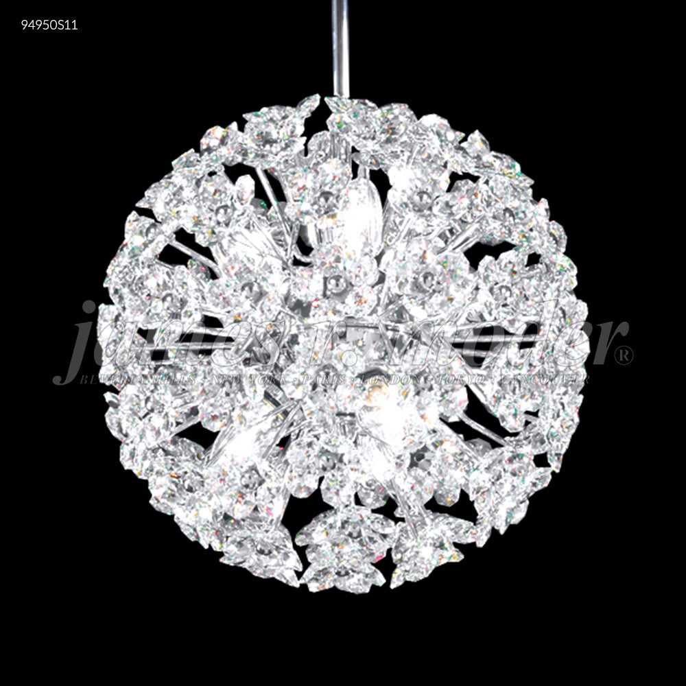 Tekno Mini Six Light Pendant in Silver James R. Moder Canada