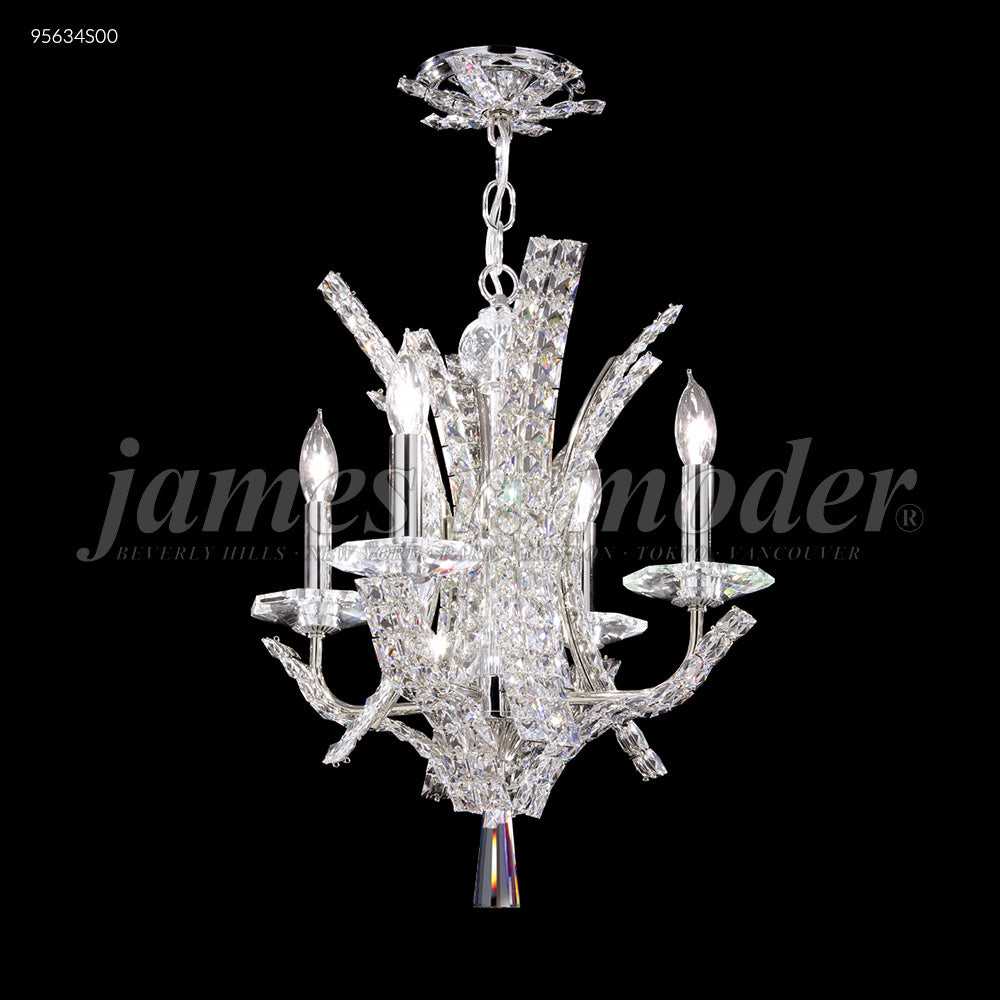 Eclipse Fashion Four Light Pendant in Silver James R. Moder Canada