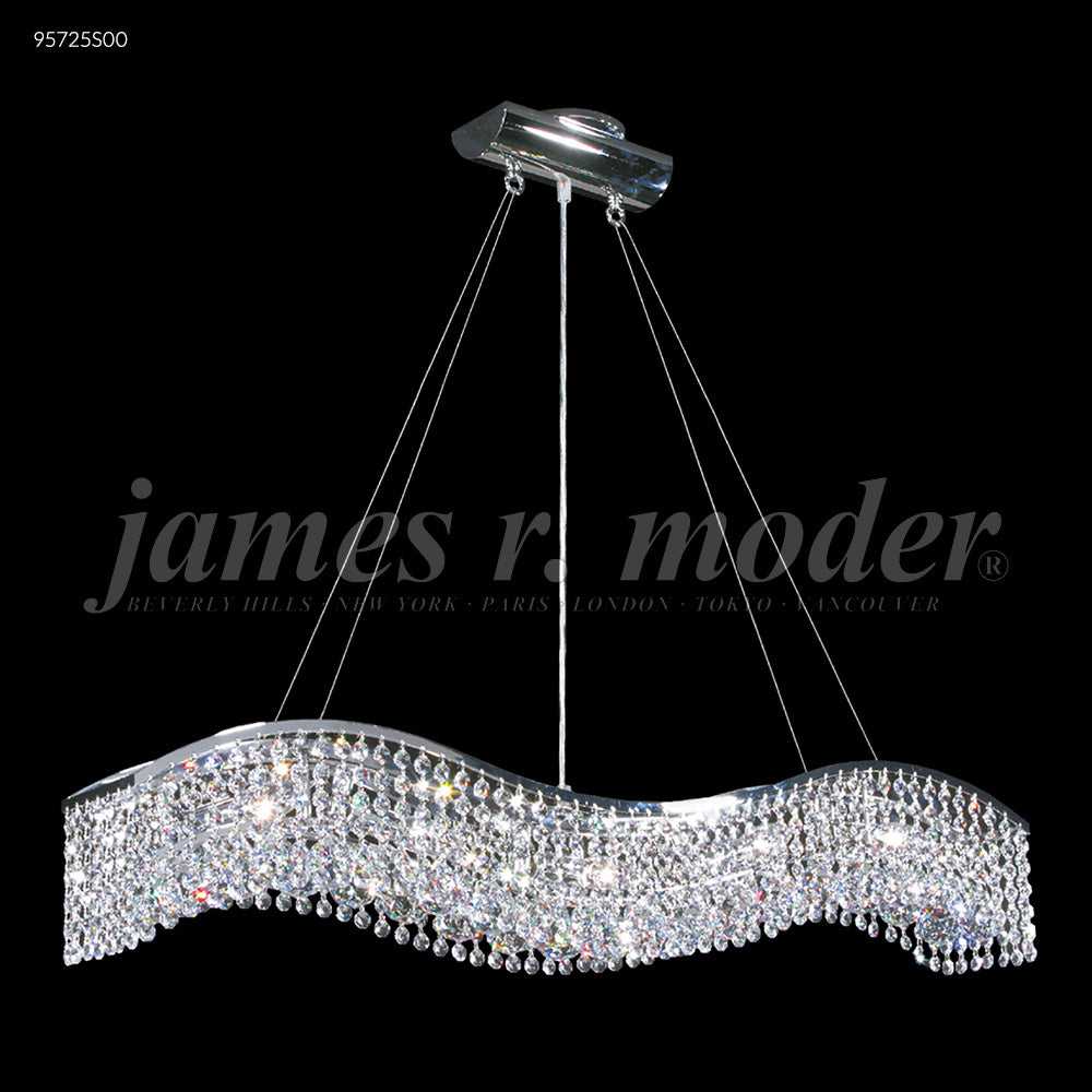 Fashionable Broadway Five Light Chandelier in Silver James R. Moder Canada