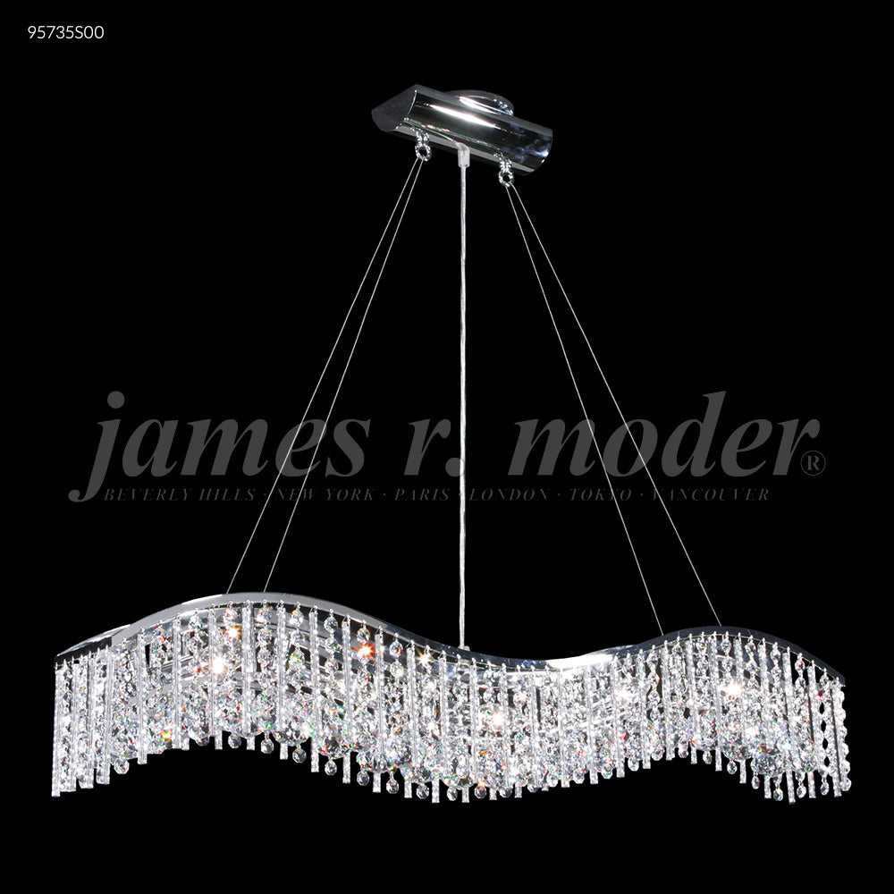 Fashionable Broadway Five Light Chandelier in Silver James R. Moder Canada