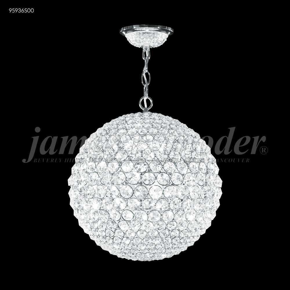 Sun Sphere 15 Light Chandelier in Silver James R. Moder Canada