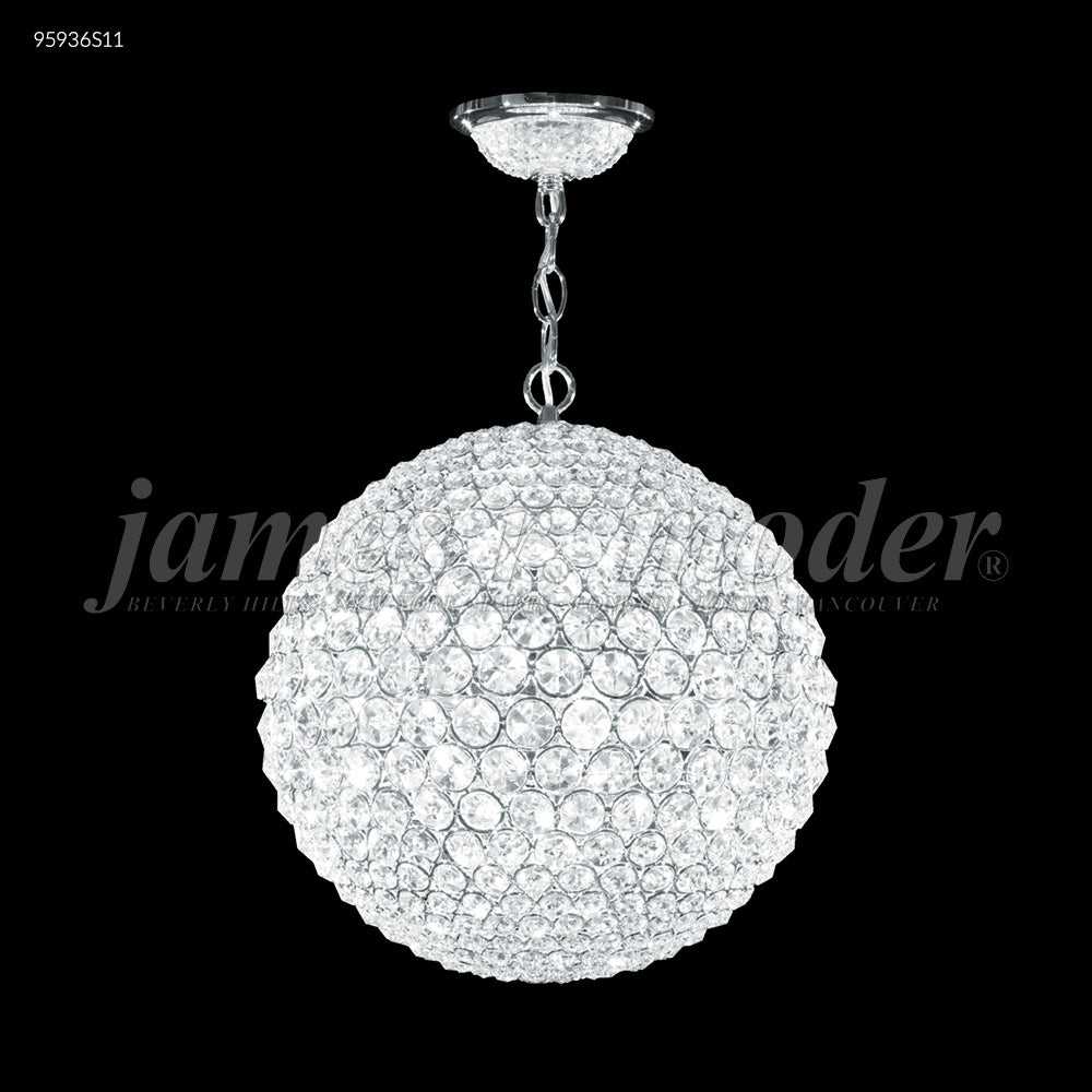 Sun Sphere 15 Light Chandelier in Silver James R. Moder Canada