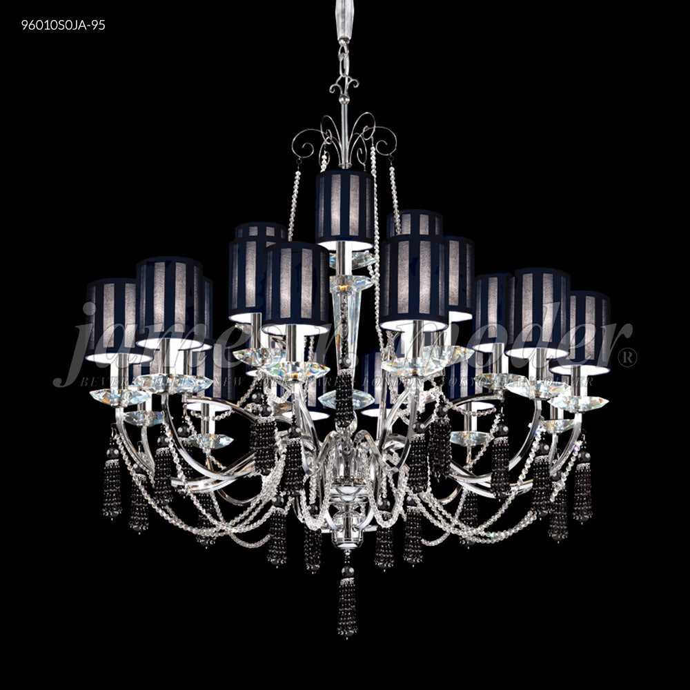 Tassel 21 Light Chandelier in Silver James R. Moder Canada
