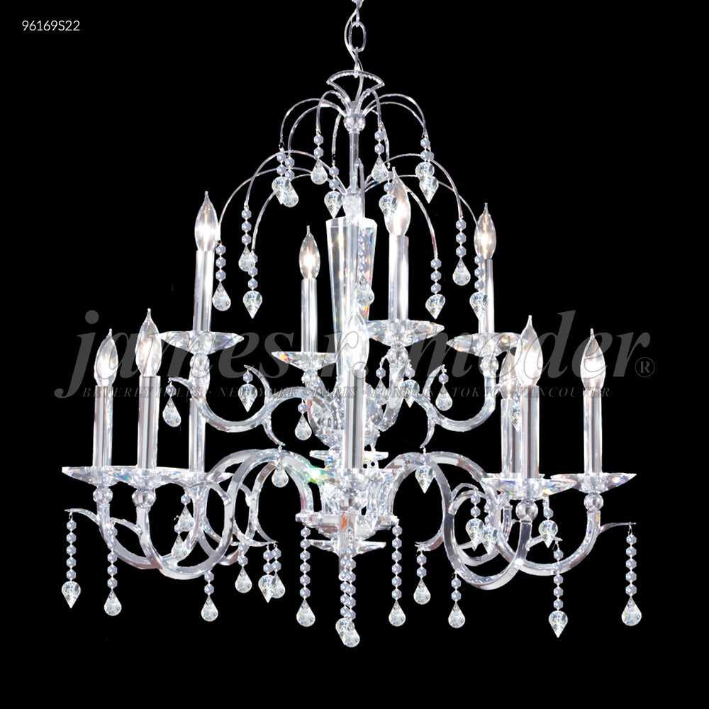 Medallion 12 Light Chandelier in Silver James R. Moder Canada