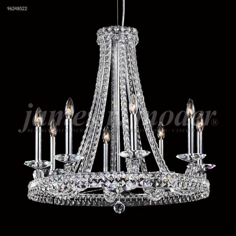 Ashton Eight Light Chandelier in Silver James R. Moder Canada
