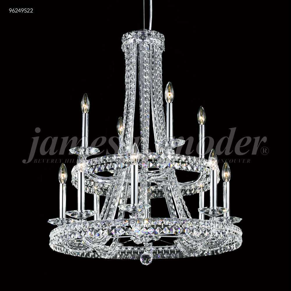 Ashton 12 Light Chandelier in Silver James R. Moder Canada