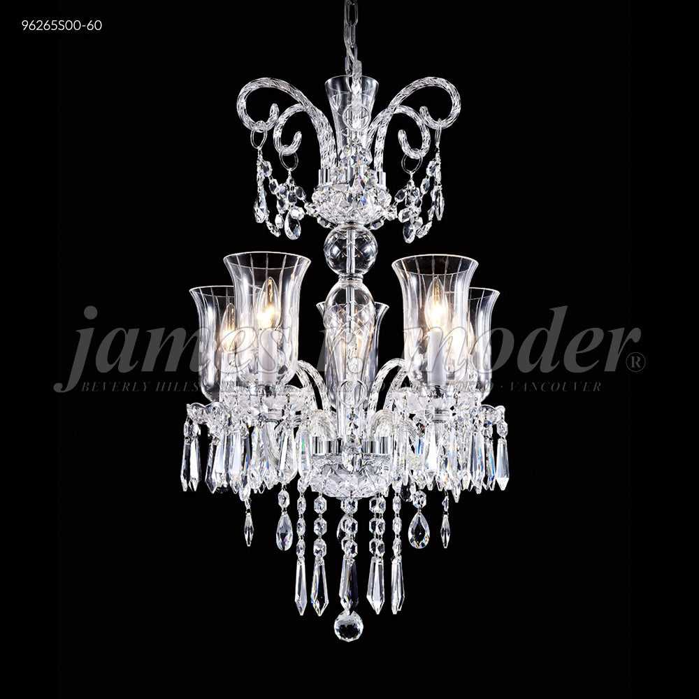 Venetian Five Light Pendant in Silver James R. Moder Canada
