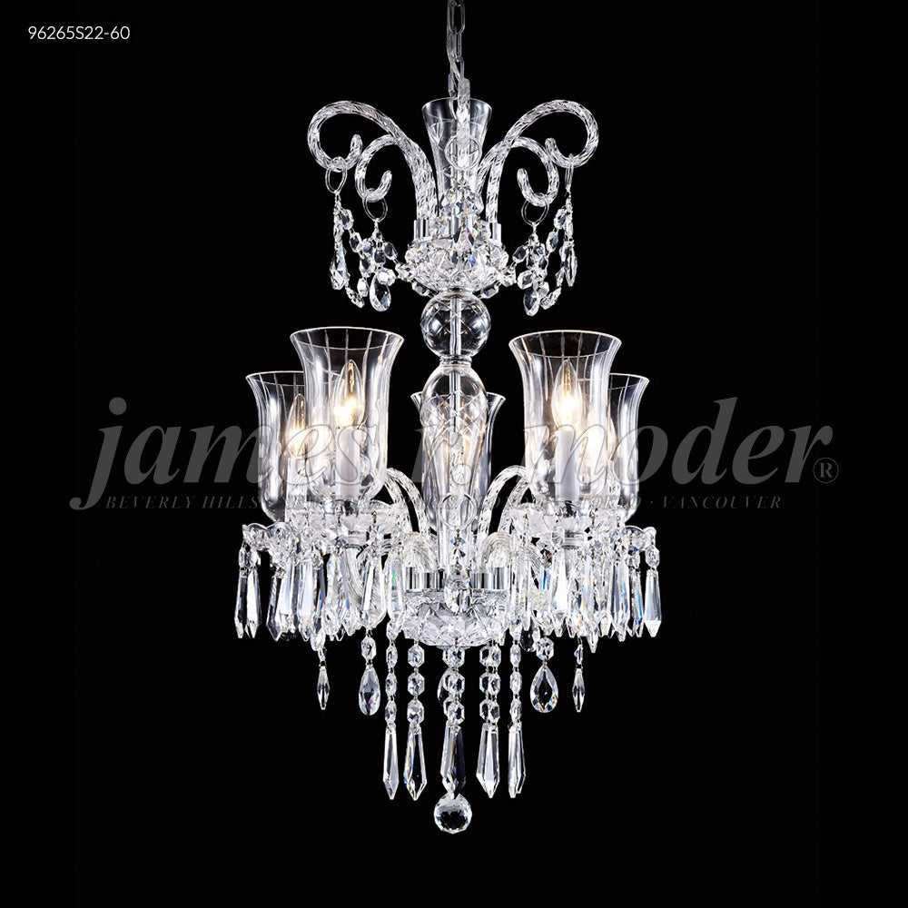 Venetian Five Light Pendant in Silver James R. Moder Canada