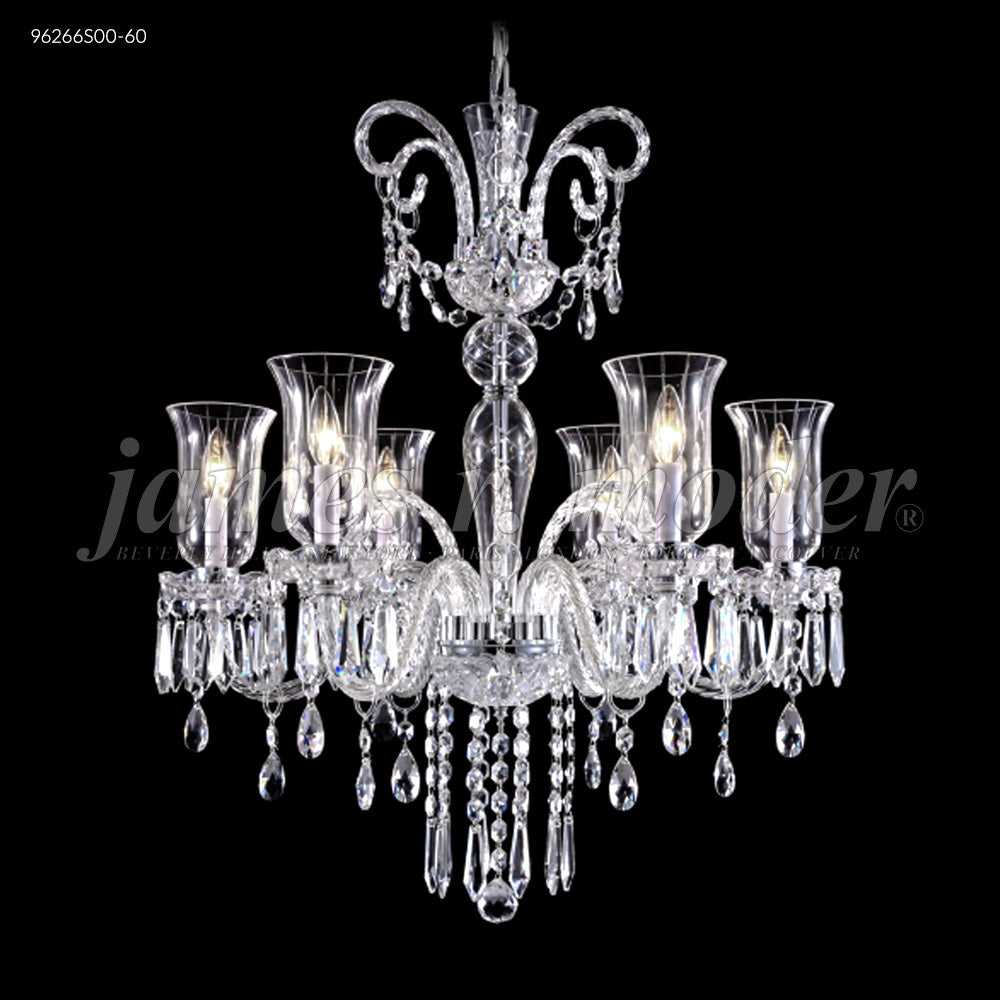 Venetian Six Light Chandelier in Silver James R. Moder Canada