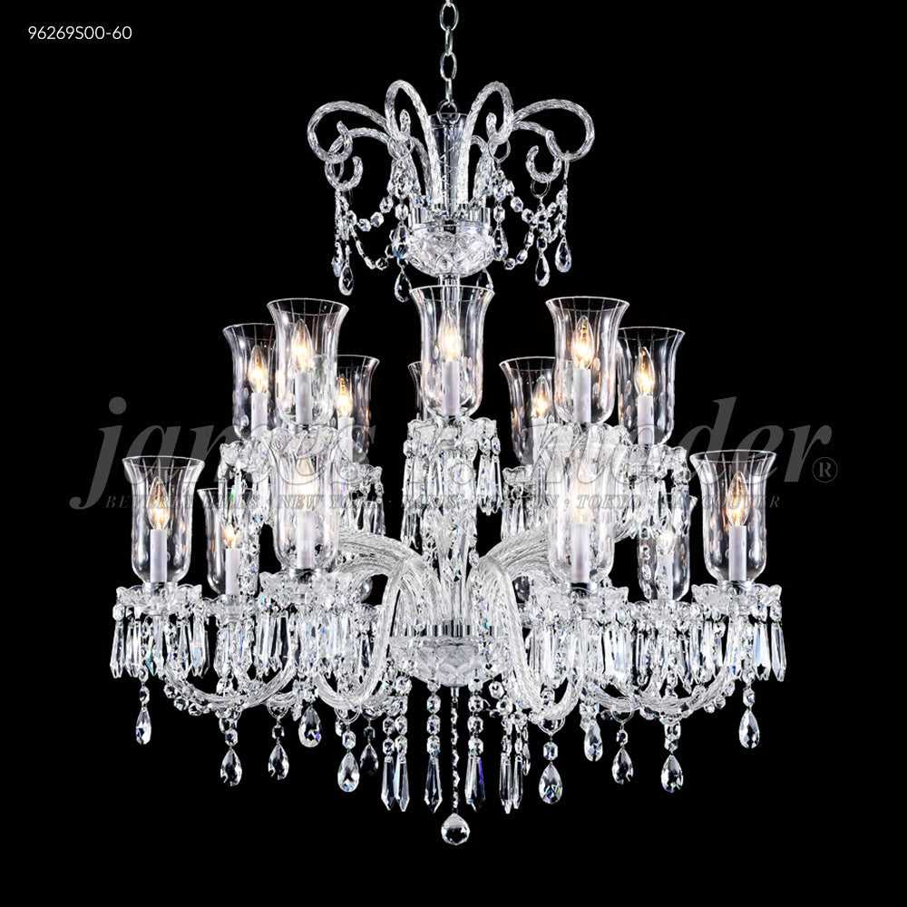 Venetian 16 Light Chandelier in Silver James R. Moder Canada