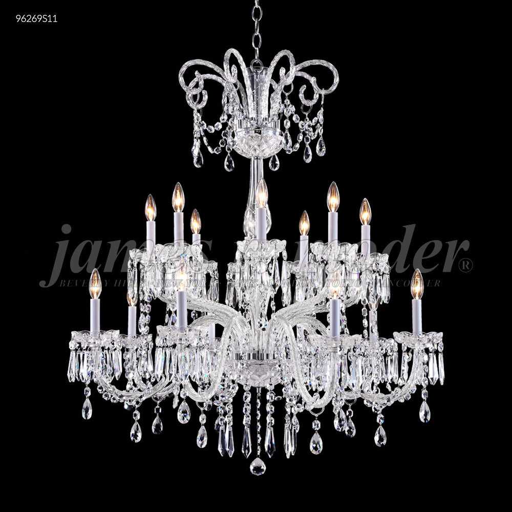Venetian 16 Light Chandelier in Silver James R. Moder Canada