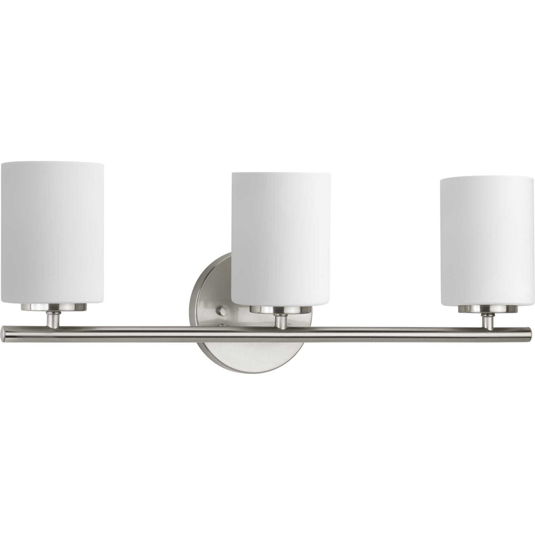 Replay Three Light Bath Bracket in Brushed Nickel - available from The Lighting Shoppe, trusted by Canadian homeowners