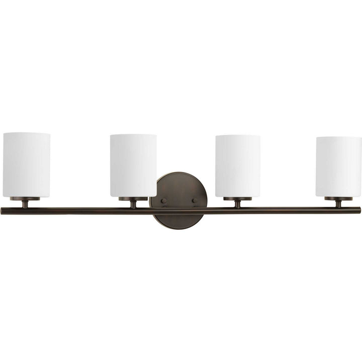 Replay Four Light Bath Bracket in Antique Bronze - available from The Lighting Shoppe, trusted by Canadian homeowners