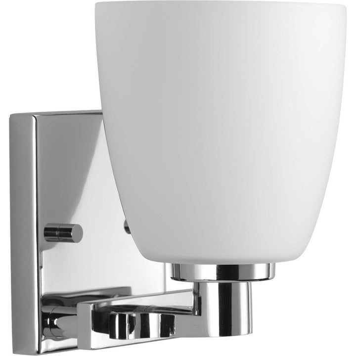 Fleet One Light Bath Bracket in Polished Chrome - available from The Lighting Shoppe, trusted by Canadian homeowners