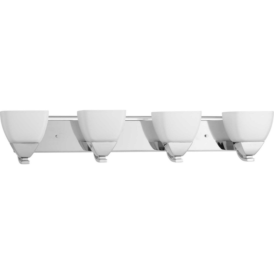 Appeal Four Light Bath Bracket in Polished Chrome - available from The Lighting Shoppe, trusted by Canadian homeowners