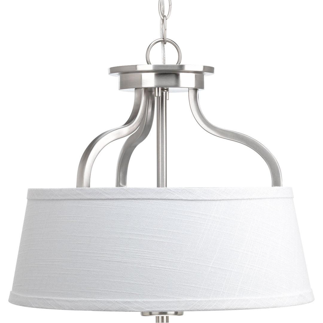 Progress Canada - P3720-09 - Two Light Semi-Flush Mount - Arden - Brushed Nickel