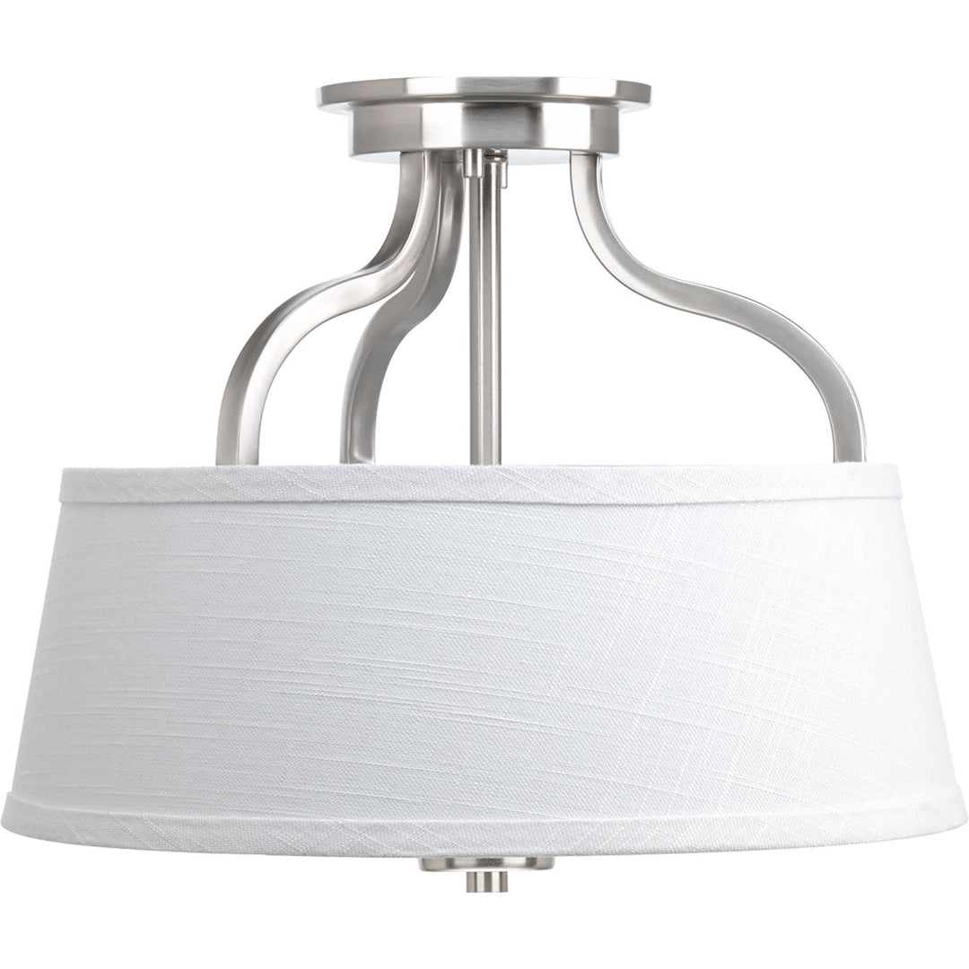Progress Canada - P3720-09 - Two Light Semi-Flush Mount - Arden - Brushed Nickel