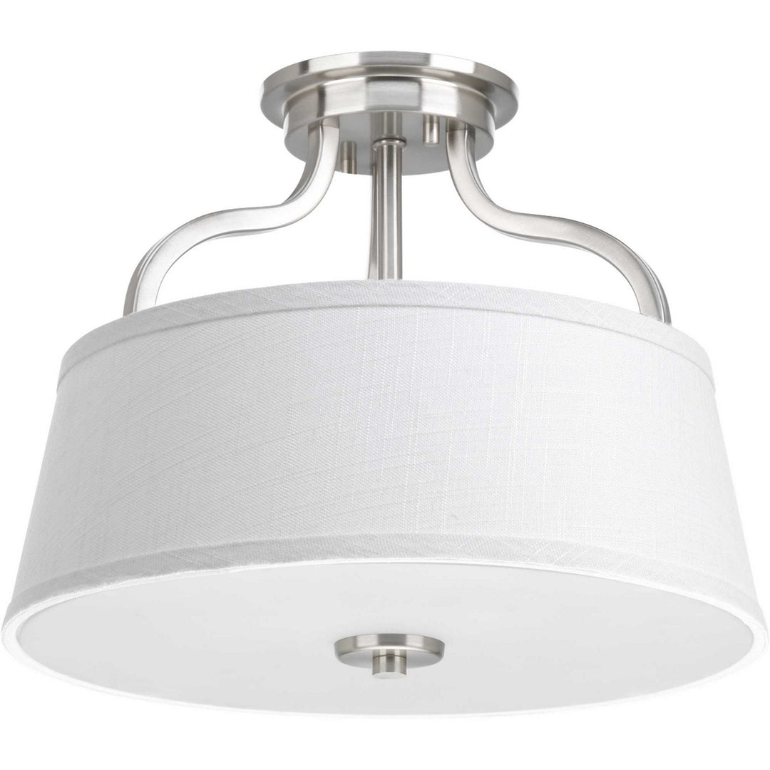 Progress Canada - P3720-09 - Two Light Semi-Flush Mount - Arden - Brushed Nickel