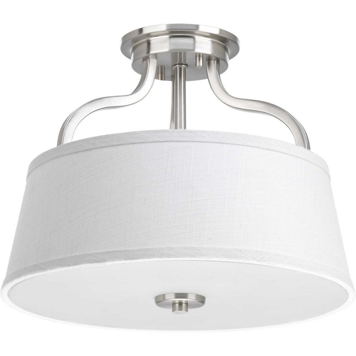Progress Canada - P3720-09 - Two Light Semi-Flush Mount - Arden - Brushed Nickel