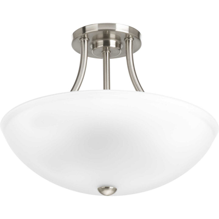 Progress Canada - P3748-09 - Two Light Semi-Flush Convertible - Gather - Brushed Nickel