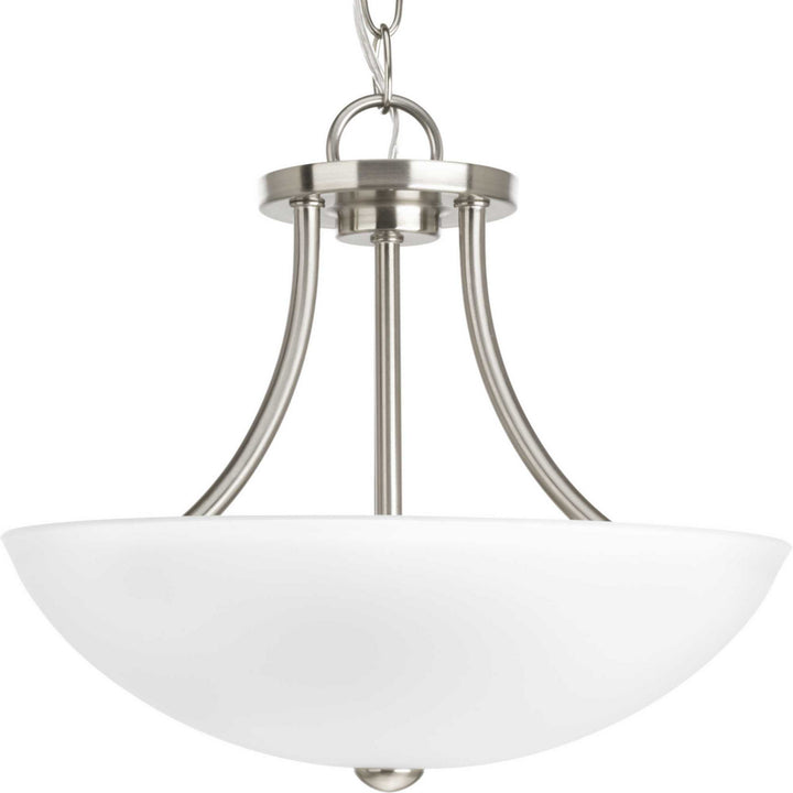 Progress Canada - P3748-09 - Two Light Semi-Flush Convertible - Gather - Brushed Nickel