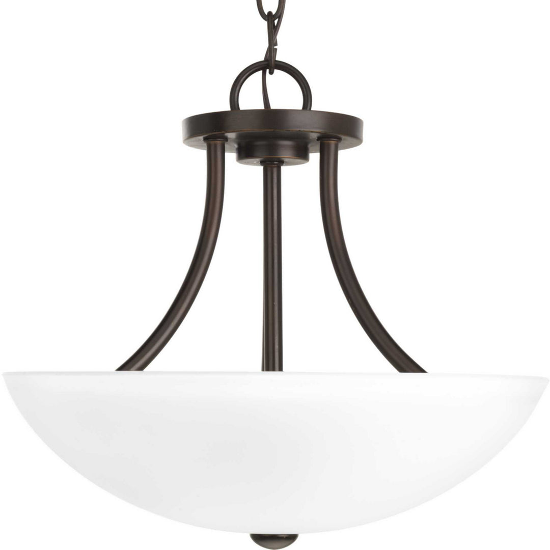 Gather Two Light Semi-Flush Convertible in Antique Bronze - available from The Lighting Shoppe, trusted by Canadian homeowners