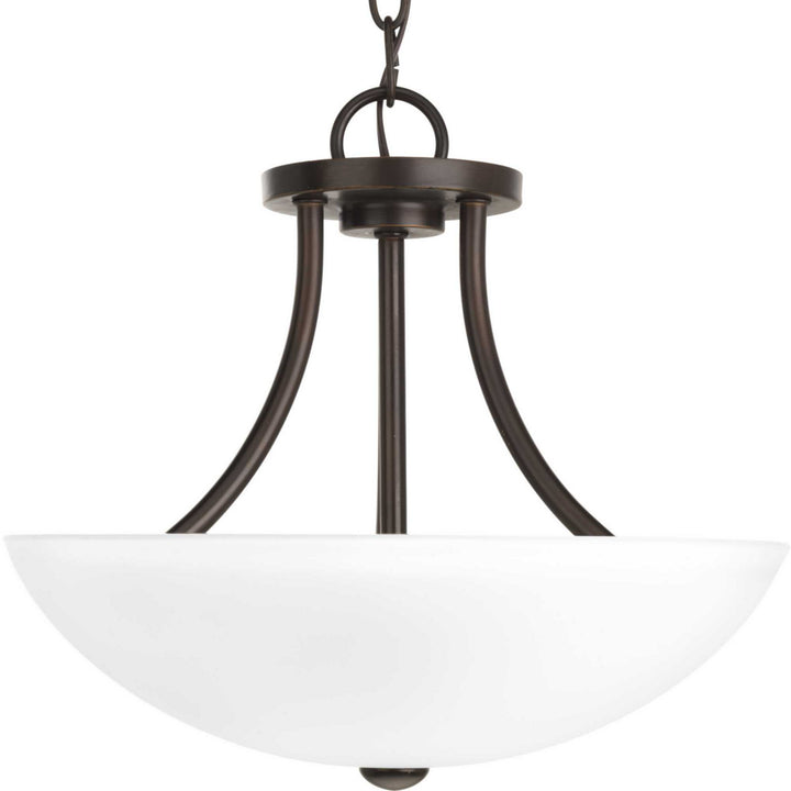 Gather Two Light Semi-Flush Convertible in Antique Bronze - available from The Lighting Shoppe, trusted by Canadian homeowners