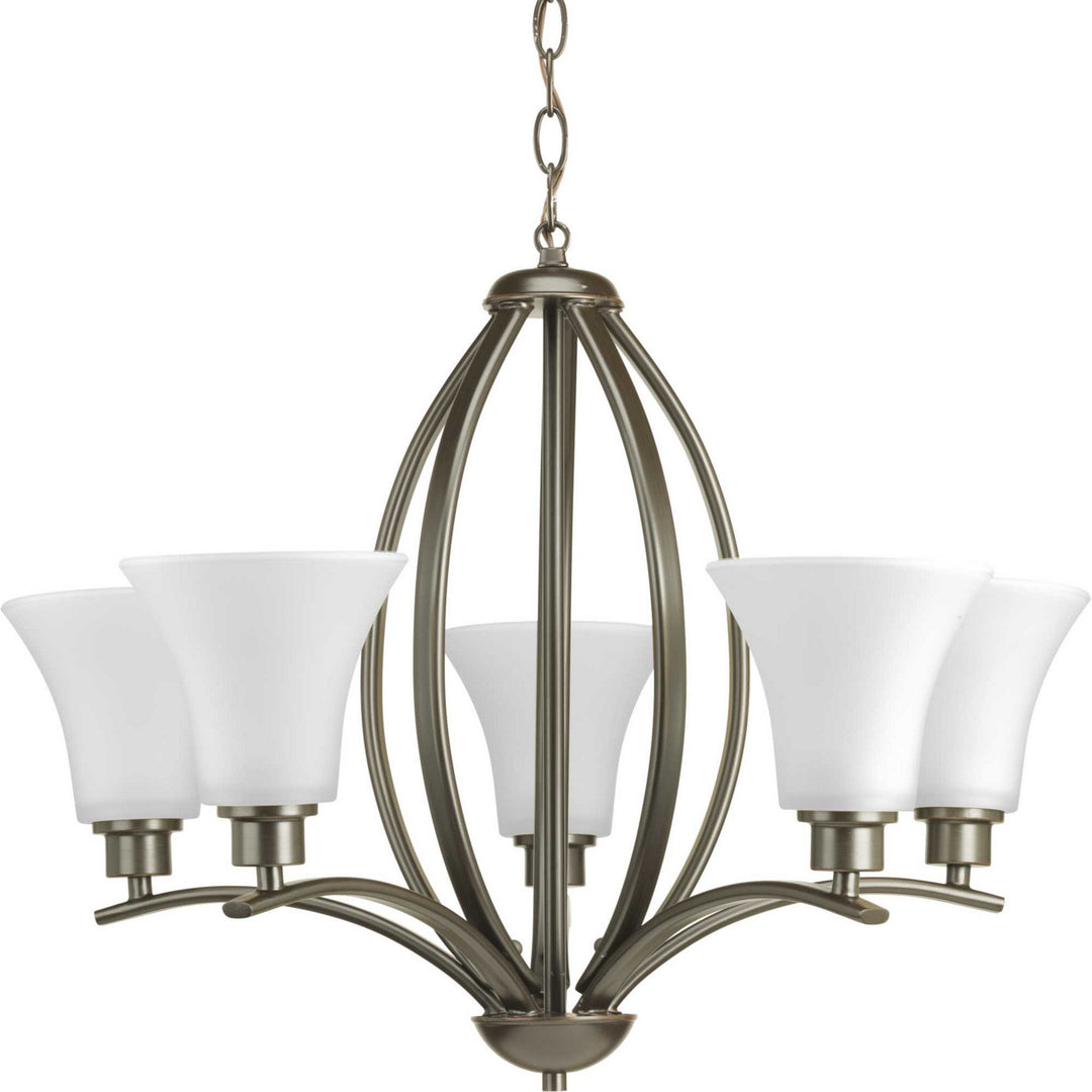 Progress Canada - P4490-20W - Five Light Chandelier - Joy - Antique Bronze