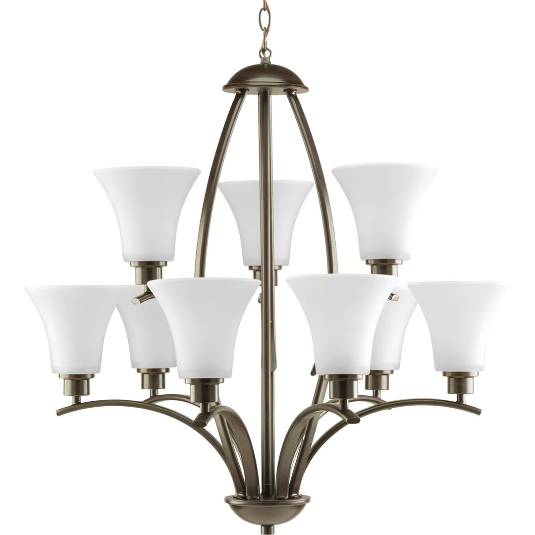 Progress Canada - P4492-20W - Nine Light Chandelier - Joy - Antique Bronze
