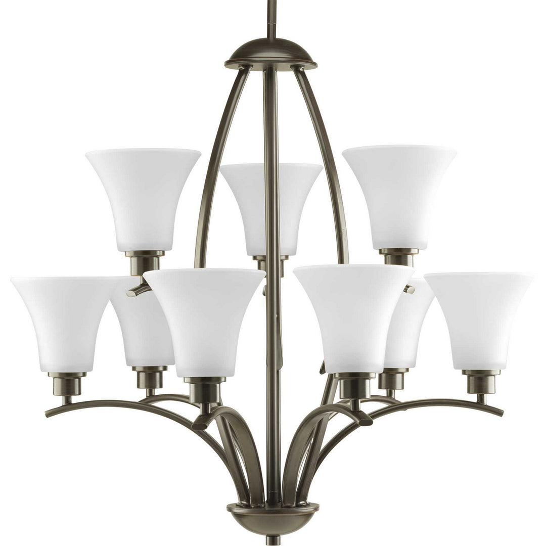 Progress Canada - P4492-20W - Nine Light Chandelier - Joy - Antique Bronze