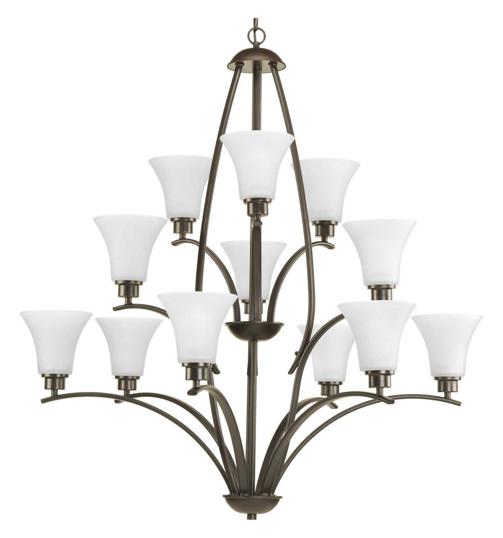 Progress Canada - P4497-20W - 12 Light Chandelier - Joy - Antique Bronze