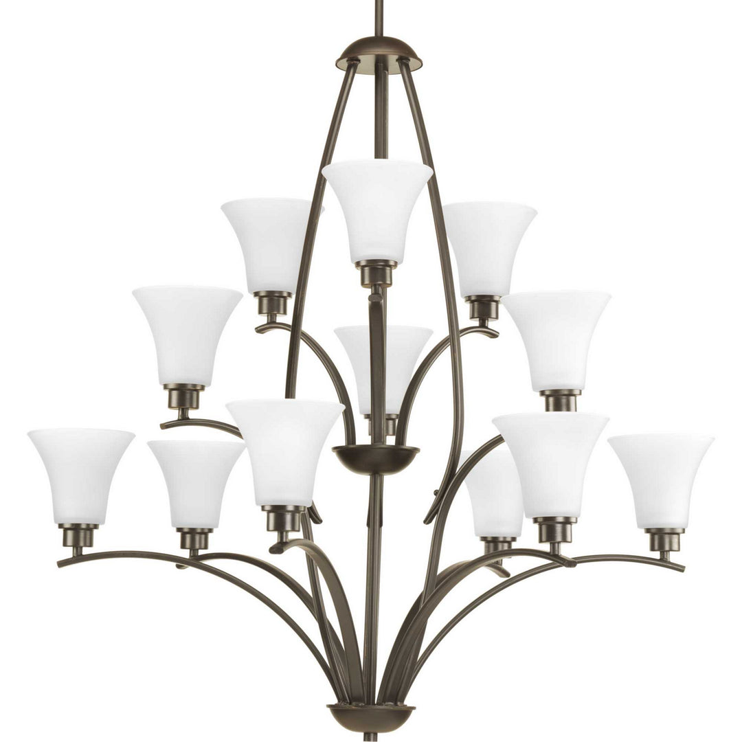 Progress Canada - P4497-20W - 12 Light Chandelier - Joy - Antique Bronze