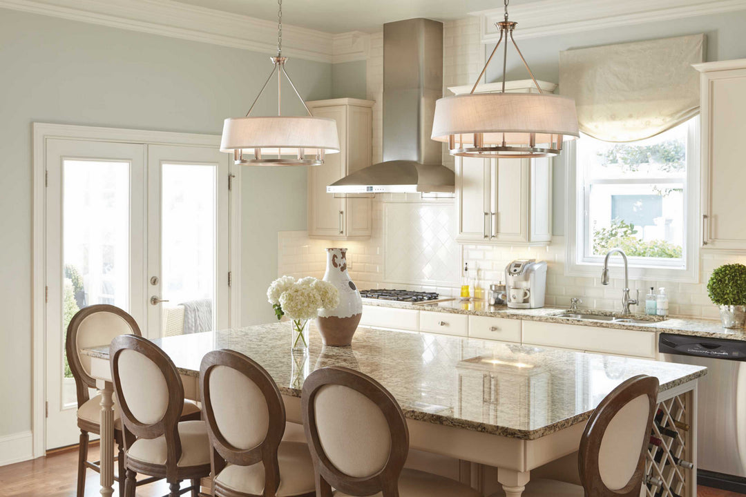 Progress Canada - P4618-09 - Six Light Chandelier - Cherish - Brushed Nickel