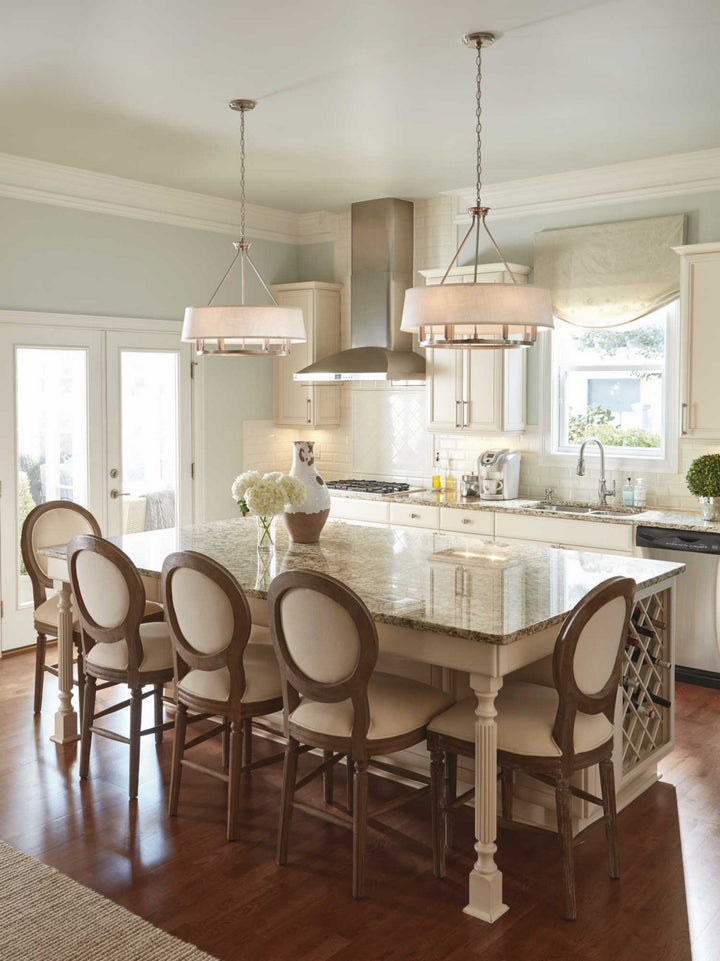 Progress Canada - P4618-09 - Six Light Chandelier - Cherish - Brushed Nickel