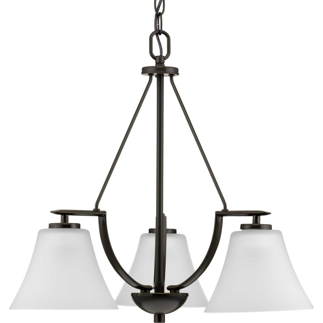 Bravo Three Light Chandelier in Antique Bronze - available from The Lighting Shoppe, trusted by Canadian homeowners
