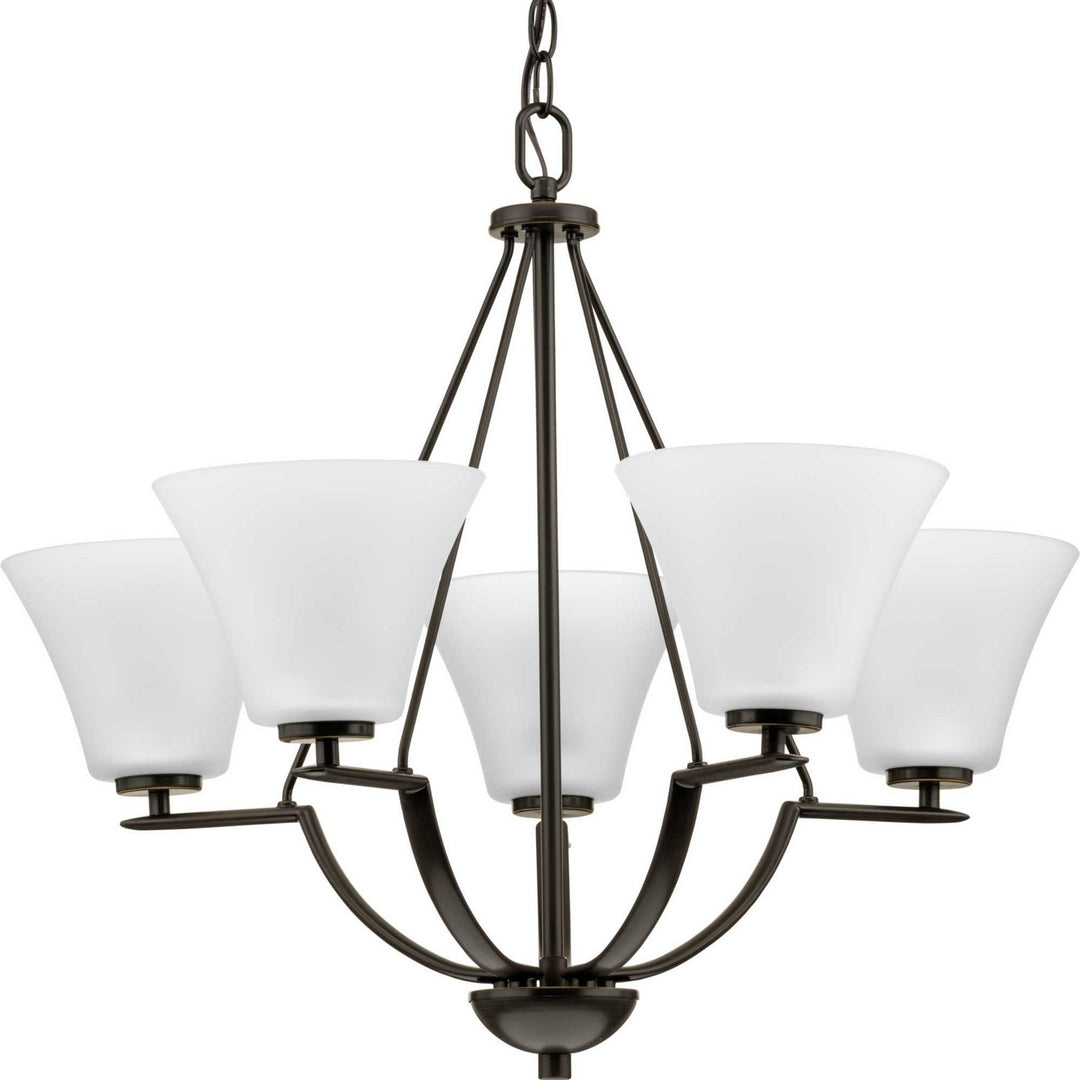 Progress Canada - P4623-20W - Five Light Chandelier - Bravo - Antique Bronze